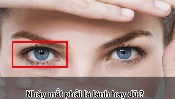 Mắt Phải Giật (Nháy Mắt Phải) Là Điềm Gì? Nguyên Nhân Mắt Phải Giật Ở Nam  Và Nữ